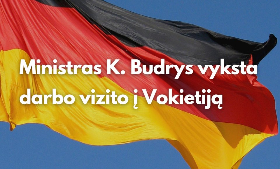 Kovo 6 d. Užsienio reikalų ministras K. Budrys su darbo vizitu lankysis Miunchene