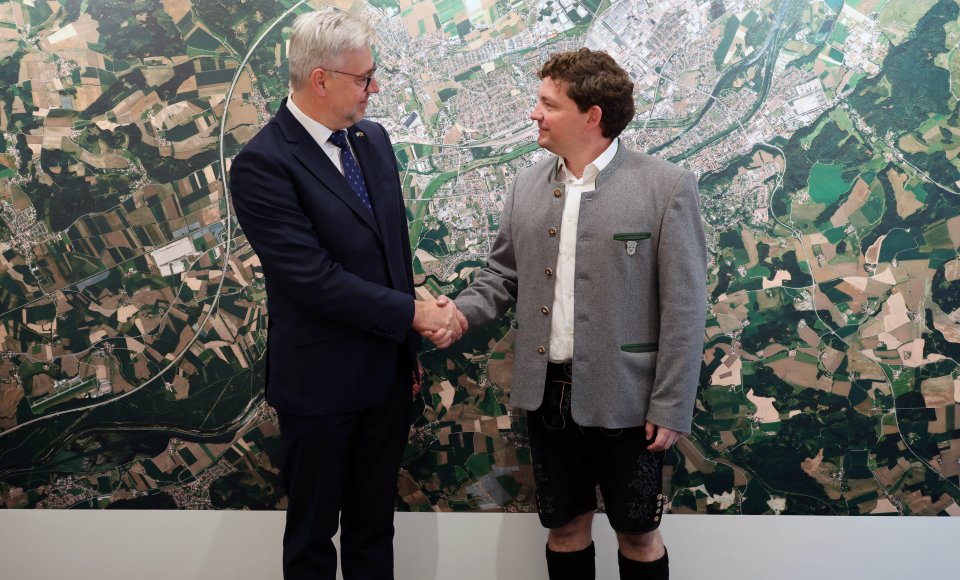 Rugpjūčio 25 d. Lietuvos Respublikos generalinis konsulas Miunchene Donatas Kušlys lankėsi Landshute