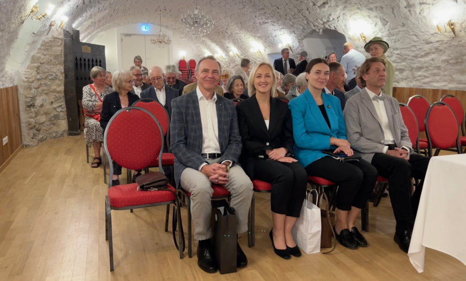 Rugsėjo 12 d. Künzelsau, Lietuvos garbės konsulo Wolfgango von Stetteno pilyje, paminėtas...